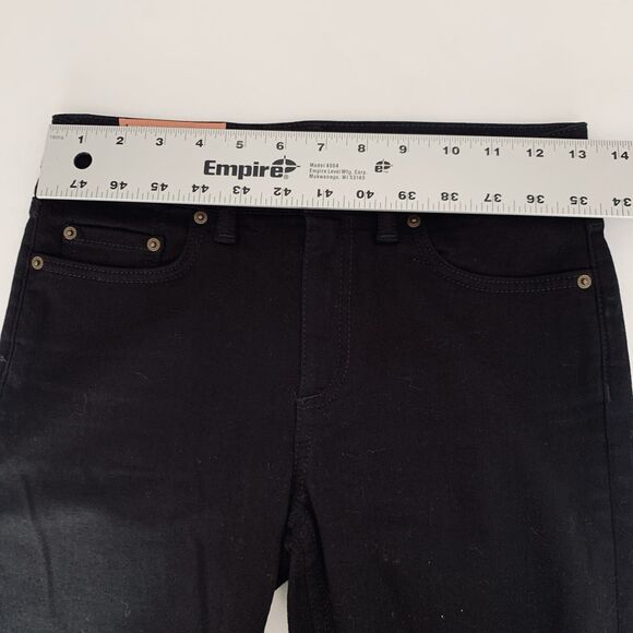 Acne Studios Jeans Bla Konst Women 27 Climb Stay Black Mid Rise Skinny Designer - Picture 12 of 14
